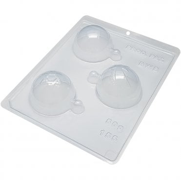 Christmas Ornamental Joy Balls Mould - 3 Cavity - Special Chocolate Mould