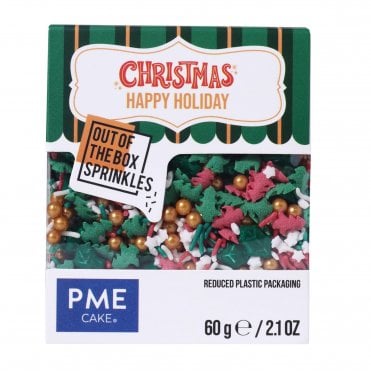 Christmas "Out of the Box" Sprinkles - Happy Holidays (60g)