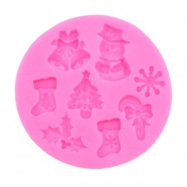 Christmas Special Shapes Chocolate Silicone Mould For Cake Decorations