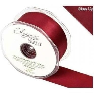 Claret - Double Faced Satin Ribbon
