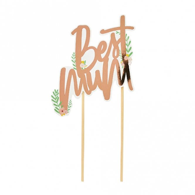 Club Green Best Mum Cake Topper