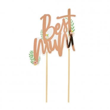 Best Mum Cake Topper