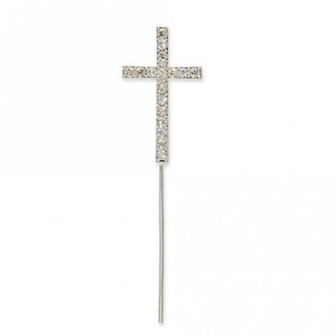 Club Green Diamante Cross Pick Small 2X4.5cm
