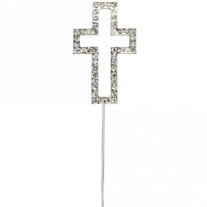 Club Green Diamante Cross W/STEM 50x90mm