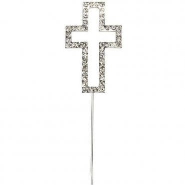 Diamante Cross W/STEM 50x90mm