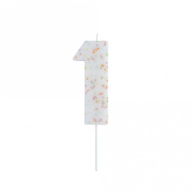 Club Green Hooty balloon Extra Large Sprinkle Candle