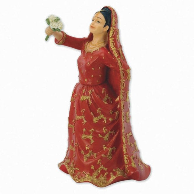 Club Green Inter changeable Asian Bride Cake Topper
