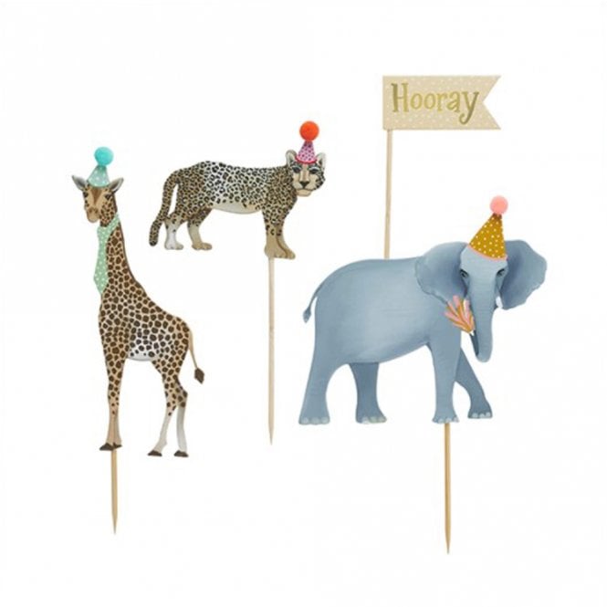 Club Green Party Animal Cake Topper