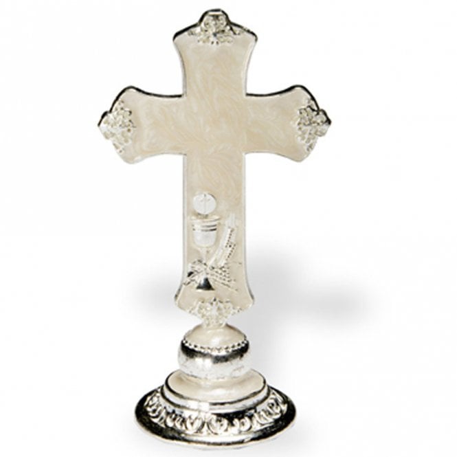 Club Green Pearlised Cross 90 x 50mm Silver