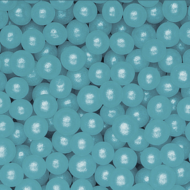 Club Green Pearlised Sugar Balls Blue 4mm