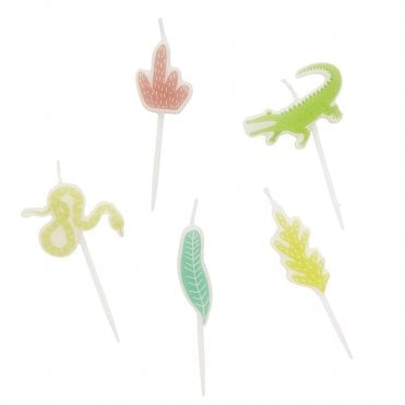 Snappy Birthday Jungle Candles