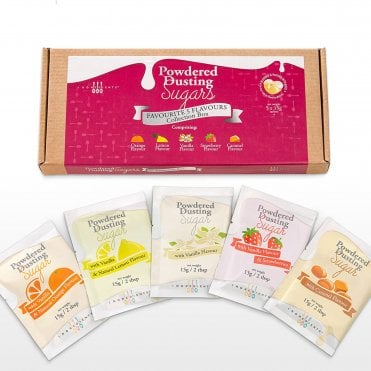 Collection of Five IB Powdered Dusting Sugars - Box of 5x 15g Sachets