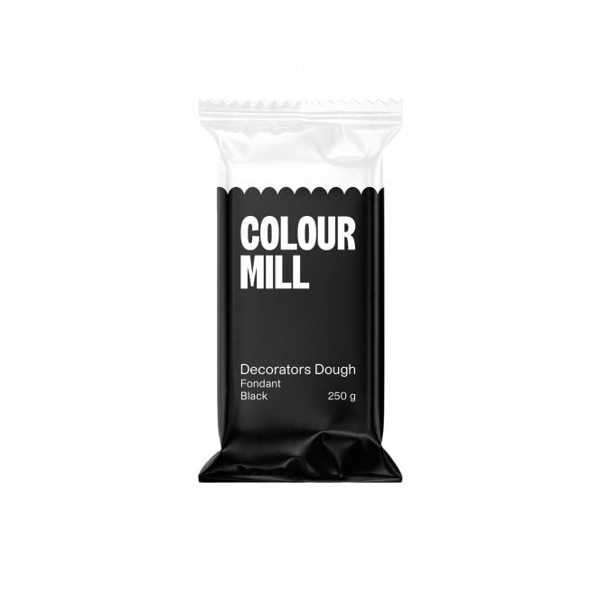 Colour Mill Black Decorators Dough Fondant