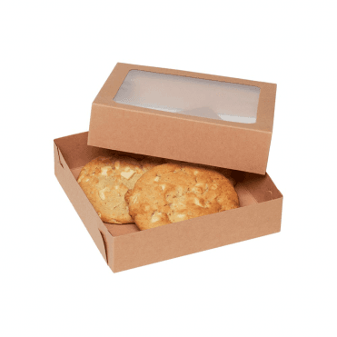 Cookie Box - Brown - 6" x 6" x 1.5"