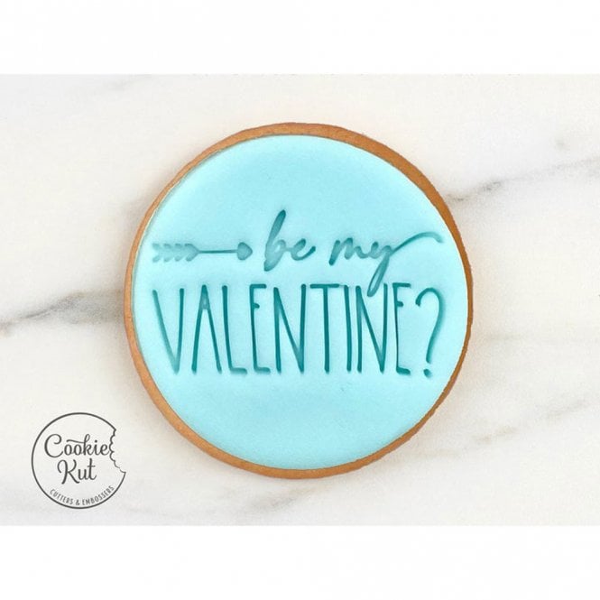 Cookie Kut Be My Valentine Style 2 - Valentine's Day Embosser Stamp
