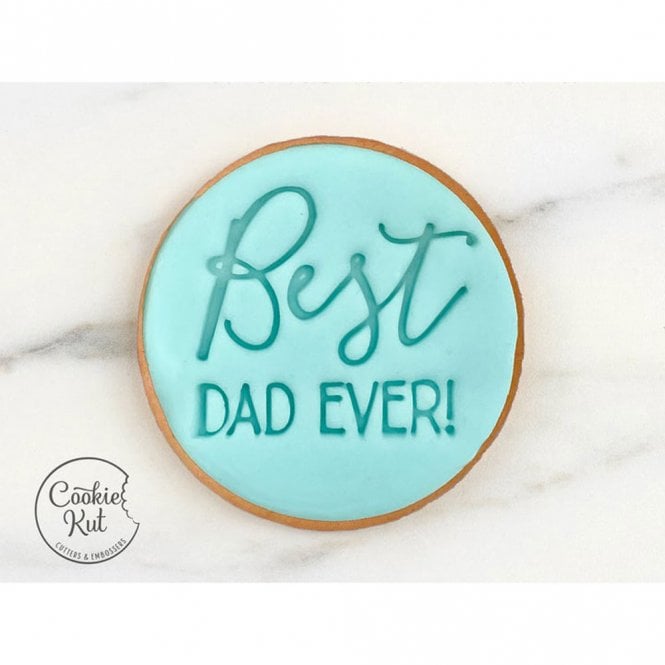 Cookie Kut Best Dad Ever - Fathers Day Embosser Stamp