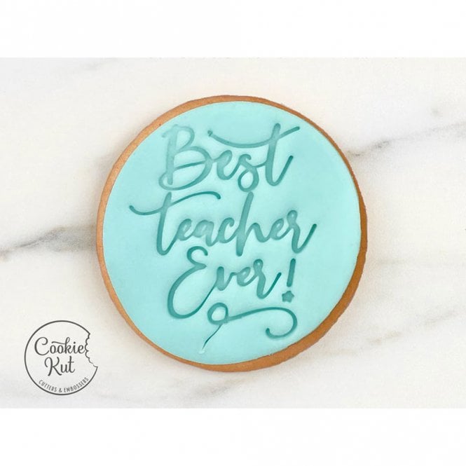 Cookie Kut Best Teacher Ever - School Embosser Stamp