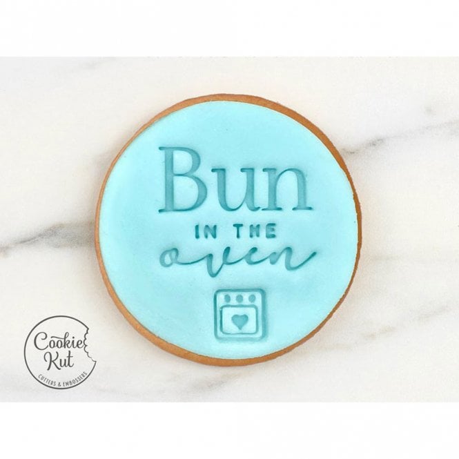 Cookie Kut Bun in the Oven - Baby Shower Embosser Stamp