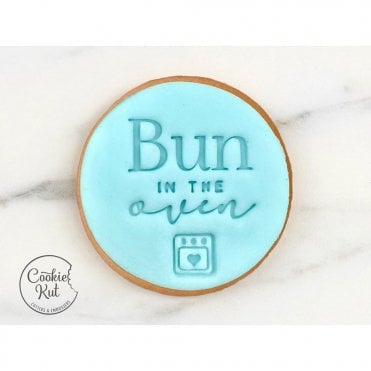Bun in the Oven - Baby Shower Embosser Stamp