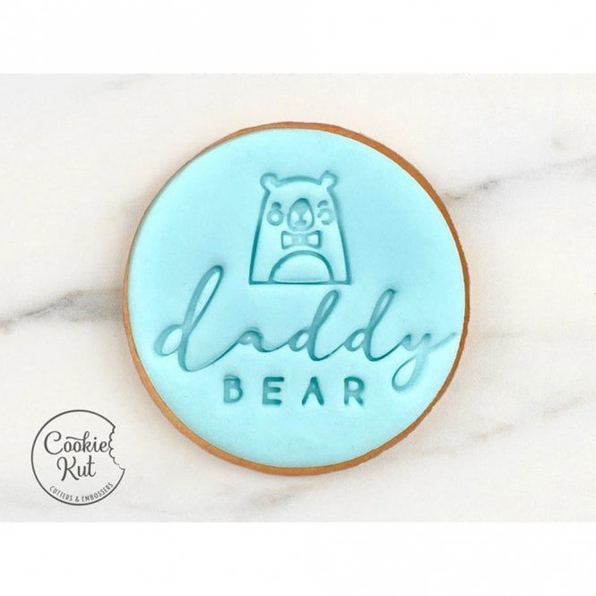 Cookie Kut Daddy Bear - Fathers Day Embosser Stamp