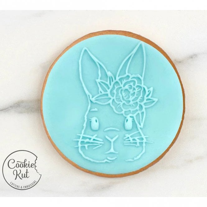 Cookie Kut Easter Bunny - Reverse Embosser Stamp