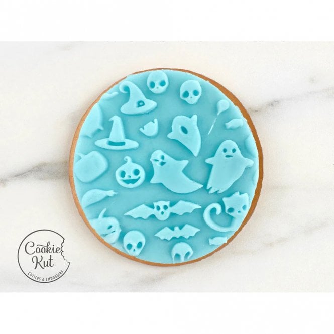 Cookie Kut Halloween Pattern - Reverse Embosser Stamp