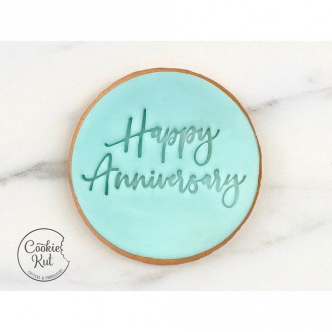 Cookie Kut Happy Anniversary - Embosser Stamp