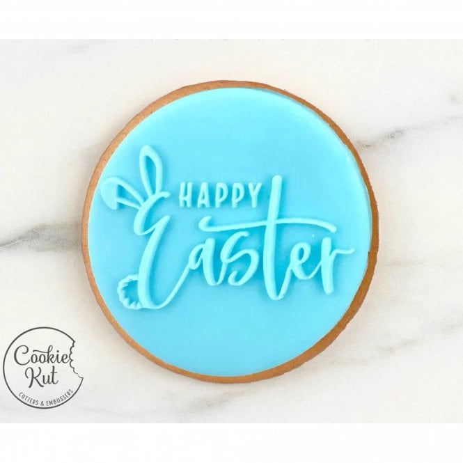 Cookie Kut Happy Easter - Cookie Reverse Embosser Stamp - Style 6