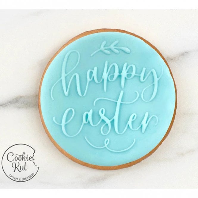 Cookie Kut Happy Easter - Reverse Embosser Stamp