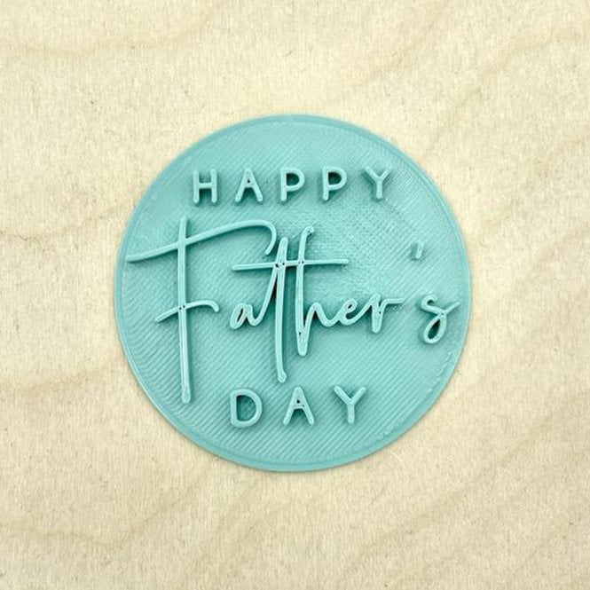 Cookie Kut Happy Fathers Day - Fathers Day Embosser Stamp - Style 3