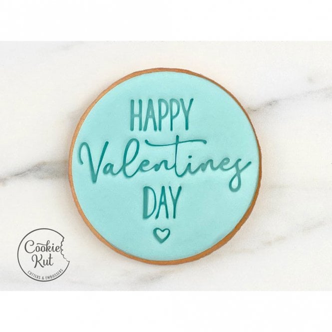 Cookie Kut Happy Valentine's Day - Style 2 - Valentine's Day Embosser Stamp