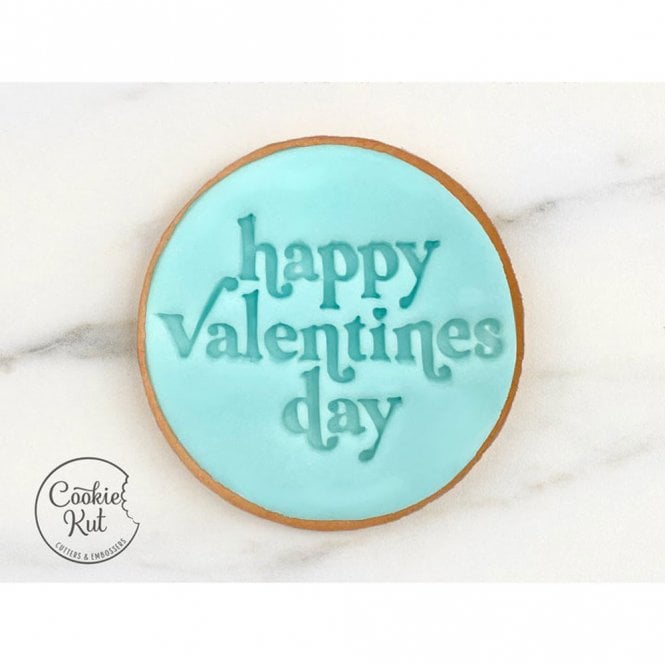 Cookie Kut Happy Valentines Day - Style 3 - Valentine's Day Embosser Stamp