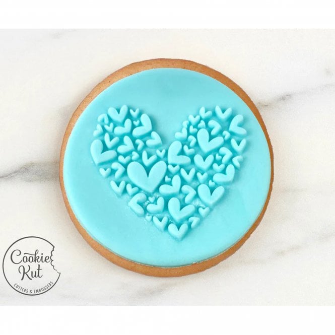 Cookie Kut Heart of Hearts - Cookie Reverse Embosser Stamp