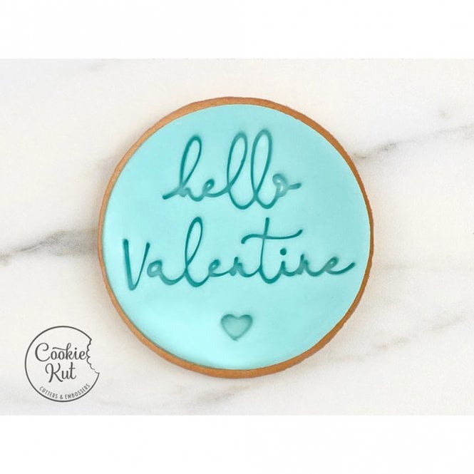 Cookie Kut Hello Valentine - Valentine's Day Embosser Stamp