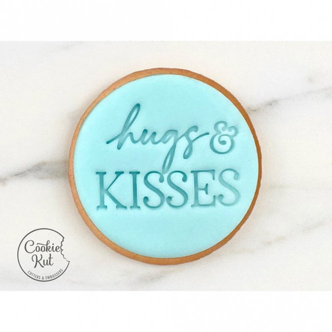 Cookie Kut Hugs & Kisses - Valentine's Day Embosser Stamp