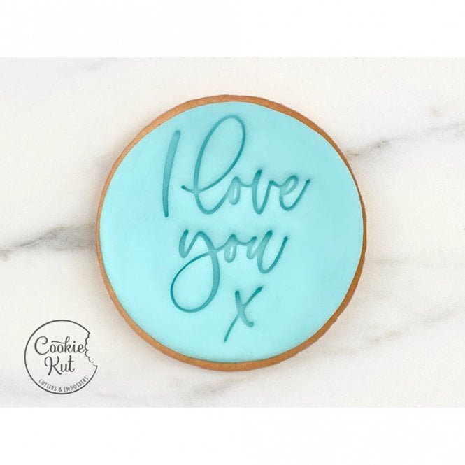 Cookie Kut I Love You - Style 2 - Valentine's Day Embosser Stamp