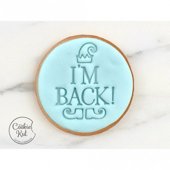 Cookie Kut I'm Back - Style 1 - Christmas Embosser Stamp