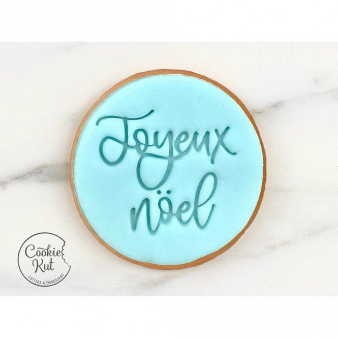 Cookie Kut Joyeux Noel - Style 3 - Christmas Embosser Stamp