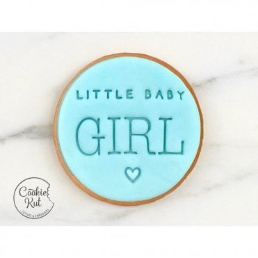 Little Baby Girl - Baby Shower Embosser Stamp