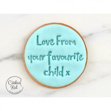 Love From Your Favourite Child Embosser Stamp