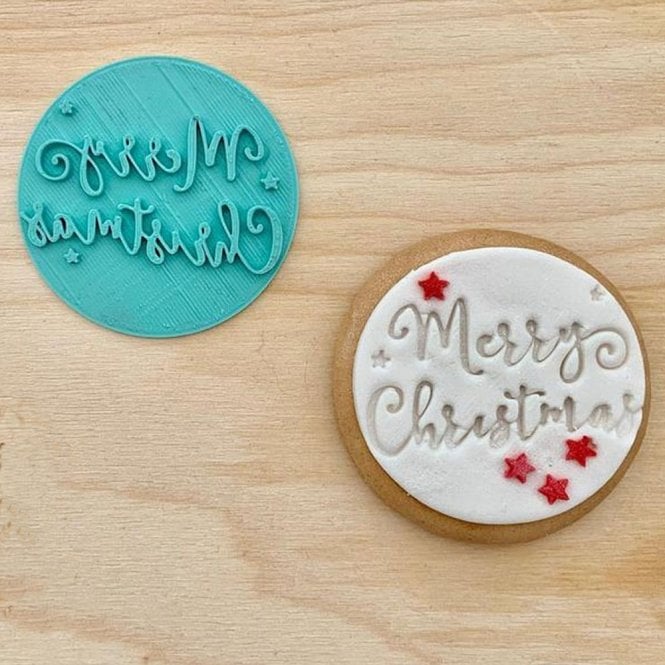 Cookie Kut Merry Christmas - Christmas Embosser Stamp