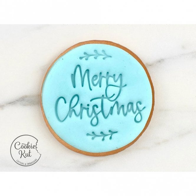 Cookie Kut Merry Christmas - Style 5 - Christmas Embosser Stamp