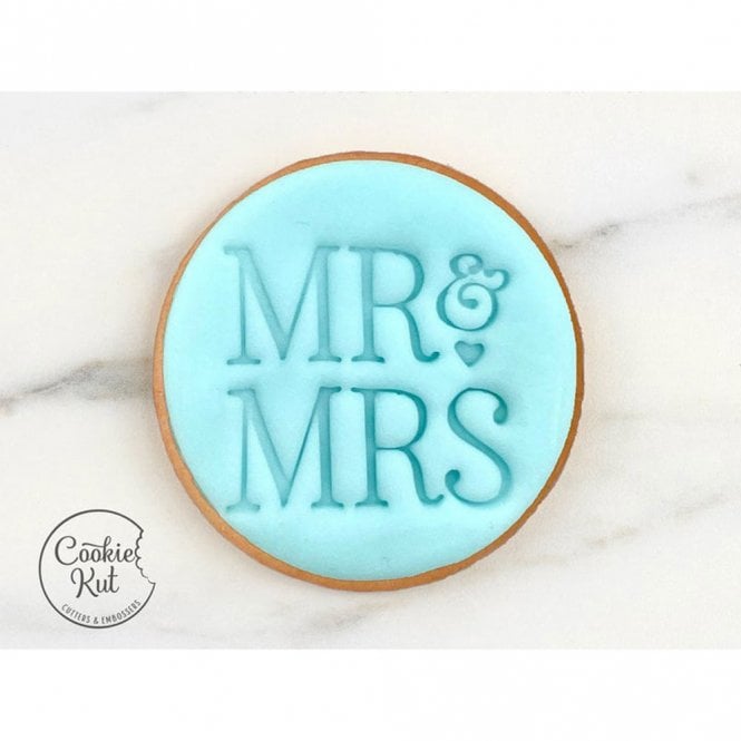 Cookie Kut Mr & Mrs 1 - Embosser Stamp