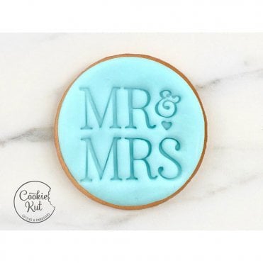 Mr & Mrs 1 - Embosser Stamp