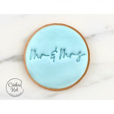 Mr & Mrs 2 - Embosser Stamp