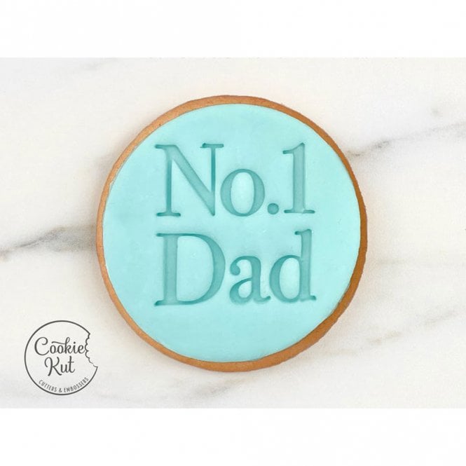 Cookie Kut No.1 Dad - Fathers Day Embosser Stamp