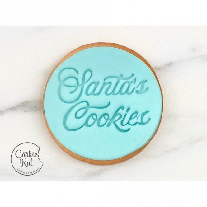 Cookie Kut Santa's Cookies - Christmas Fondant Embosser Stamp
