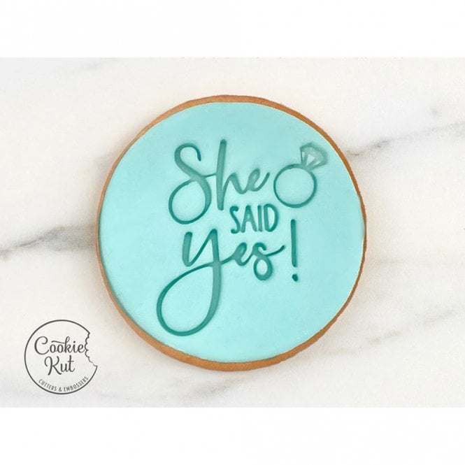 Cookie Kut She Said Yes - Embosser Stamp
