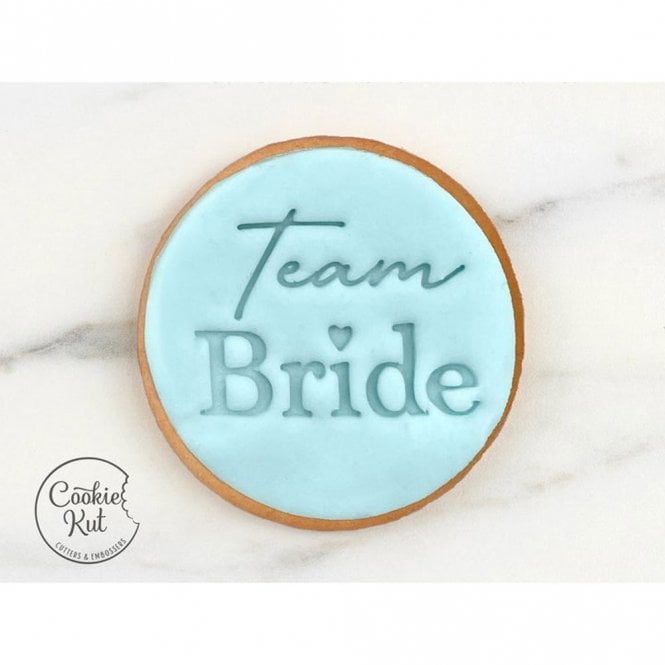 Cookie Kut Team Bride - Embosser Stamp