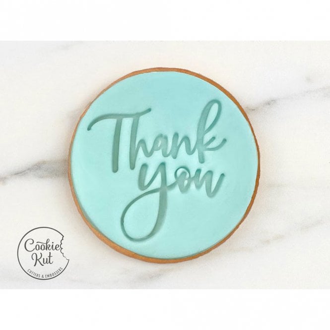 Cookie Kut Thank You - Embosser Stamp
